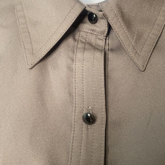 AK Anne Klein Gray Blouse - Picture 3 of 9